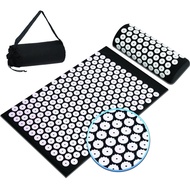 Airfit Muscle Release Acupressure Recovery Mat &amp; Pillow Set - Black