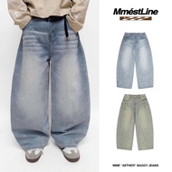 MMESTLINE “AETHER” Form Baggy Premium Denim Jeans Seluar Jeans Lelaki Baggy Jeans Men Denim Jeans