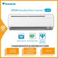 Daikin Standard Non Inverter Air Conditioner FTV-P R32 2.5HP Smart Control Air Cond FTV60PB FTV60PBLF Penghawa Dingin