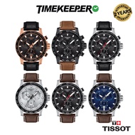 Tissot Supersport Chrono Men's Watch (Leather Strap) - 2 Years Warranty
