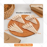 Wooden Cutlery Spoon Fork Cutlery | Wooden Cutleries