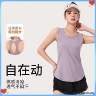 woman yoga vest  quick drying sport fitness trainning sleeveless woman vest girl zumba top yoga top