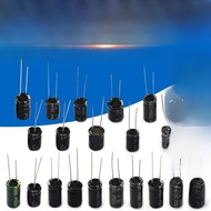 แสตชั่นแปรผัน DC Aluminum Electrolytic Capacitor Direct Plug-in 16V 35V 25V 50V63V 47UF 100UF 2200u 