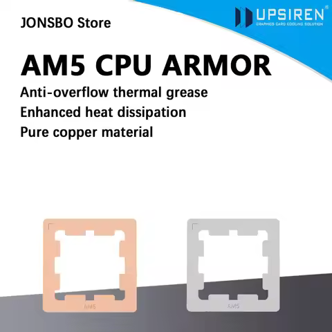 UPSIREN AMD AM5 CPU Heat Spreaders Protective Armor Anti-Leakage Thermal Paste for Enhanced Cooling 