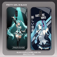 HK-44 Rock Hatsune Miku Glass Casing for OPPO Reno A9X A9 A5 2F F11 2Z 2019 2020 Pro