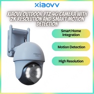 Xiaovv PTZ 4G Camera Outdoor CCTV 2K Camera Human Detection IP65 Waterproof 2-way Intercom 4G CCTV 2