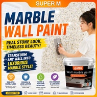 ✨24 hours delivery✨6IN1 colored sand epoxy wall paint 1L exterior wall paint 28H+ Hardness cat dindi
