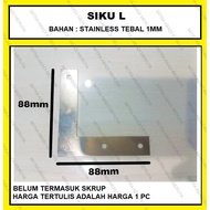 SIKU L-shaped Connector Plate L-shaped Connector Plate Stainless Steel L-shaped Joint Plate
