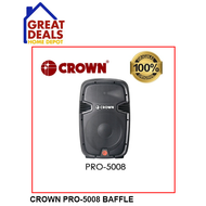 GREAT DEALS CROWN PRO-5008 PROFESSIONAL BAFFLE SPEAKER