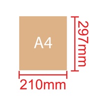 50 pcs Brown Paper / Kraft Paper / 120gsm Kraft Paper / A3 Kraft Paper / A4 Kraft Paper / A5 Kraft P