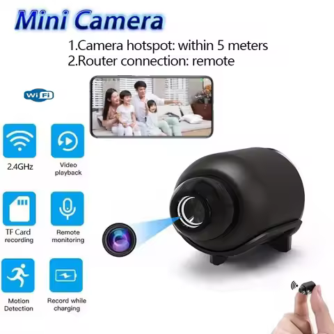 X5 Mini Camera Smart Surveillance Camera Night Vision 2.4G Wifi Security Protection Indoor\Outdoor M