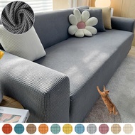 Elastic Jacquard Fabric Sofa Cover Stretch Couch Cover Sectional L Shape Sofa Slipcover Corner Case for Living Room 1/2/3/4 Seat