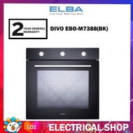 Elba 73L DIVO EBO-M7388(BK) Electric Oven EBOM7388BK 8 Function Oven / 67L Built-in Oven DIVO EBO-N6