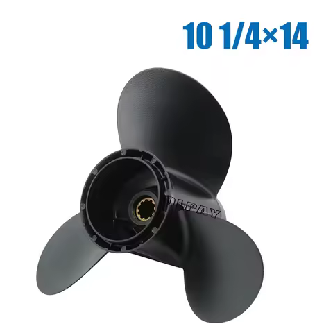 Propeller 10 1/4x14 For Suzuki Outboard Motor 20hp 25hp 30hp Boat Engine Aluminum Screw 10 Spline 58