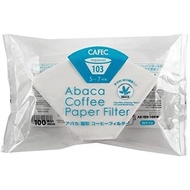 CAFEC AB-102 - 103 |Abaca Coffee filter Trapezoid Coffee filter 100P