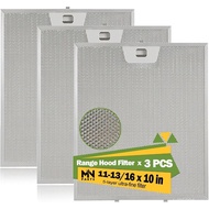 3Pcs WB02X24871 Compatible with GE Range Hood Filter 11-13/16 x 10 in Range Hood Filter For JVW5361B