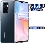 Full Cover Protective Hydrogel Film Not Tempered Glass For VIVO V30 V29 V29E V27 V27E V25 V23 V20 SE X100 X90 X80 X70 X60 X50 Pro Plus Pro+ V25E V23e V21 V21e V17 V19 Neo iQOO Z7 Z7x 11 4G 5G 2023