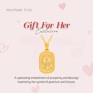 Wishful Pendant in 999 Pure Gold