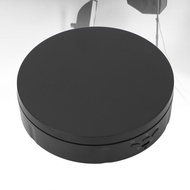 3 in 1 Motorized Rotating Display Stand  360 Degree Turntable Black for Products Shows