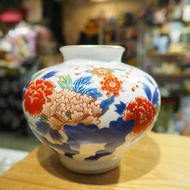 日本製 有田燒 深川製磁 無盒 花瓶