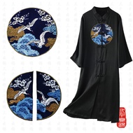 Embroidery Patch Embroidery Cloth Patch Crane Patch Embroidery Patch Glueless