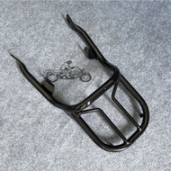 Honda CB350 Hness Rear Bag Glossy Black Type 1 Solid