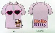 ~BB泳裝~ arena 2014 HELLO KITTY 防曬抗UV連帽外套 游泳外套 KSS4505WA 粉 /黑