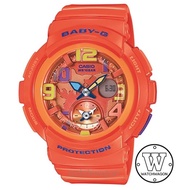[Watchwagon] CASIO Baby-G BGA-190-4B Analog Digital Ladies Watch Orange Resin Band   bga-190  bga190