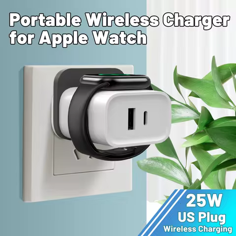 3in1 Portable Charger For Apple Watch Charger with 25W Fast Charging Block 3 in 1 PD USB C Wall Char