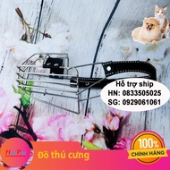Hanpet - Rọ mõm cho chó - Rọ mõm inox KHÔNG GỈ chó to 20- 33kg (size trung) 375e- HP10475TC