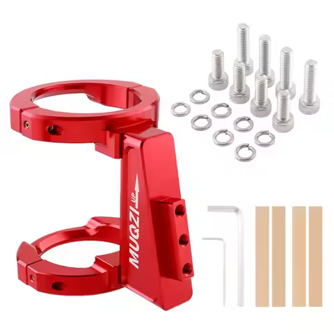 Bike Front Bag Holder Adapter Adjustable Clamp Ring Folding Bicycle Pig Nose Pannier Adapter for Bir