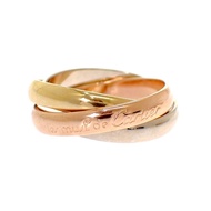 CARTIER  40078983 #11(JP Size) ring K18 yellow gold/K18 Pink Gold Women