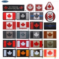 Explorer CANADA CANADA Canadian Flag Quebec Flag Embroidered Armband Velcro Badge Badge
