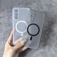 Magnetic Case For OnePlus 13R 12R ACE 5 Pro 3 Pro ACE 5 Ultra Nord 5 1+ ACE5 Ultra Case Matte Transp