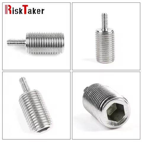 1PCS Stainless Steel M12x1.25 Gear Shifter Adapter Screw for Logitech G25 G27 G29 G920 Racing Wheel 