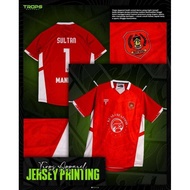 Aceh Pattern Sports Jersey Swallow Fc Futsal Football Nickname Number 3C4a 2A4 455c