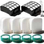 Penggantian Penapis AZ3002 untuk Shark Stratos AZ3002 AZ3000 AZ3000W Vakum Tegak: 2 Penapis HEPA, 4 