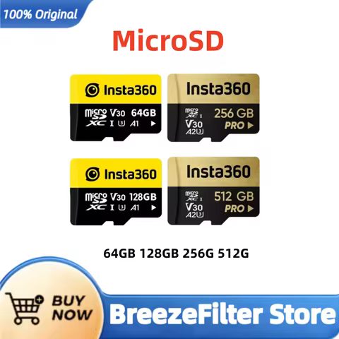 Insta360 MicroSD Card for Insta 360 X4 X3 ONE X2 RS Micro SD Memory Card 64GB 128GB 256G 512G High S