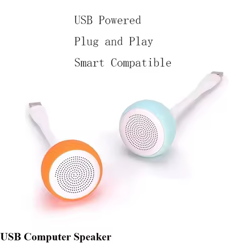 Mini USB Computer Speaker HIFI Subwoofer Audio Speaker USB Power Powered Music Amplifier Loudspeaker