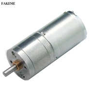FAKEME 130RPM/280RPM/620RPM/1360RPM Gearbox Reducer Electric Motor