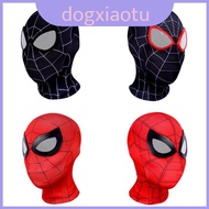 Cosplay Authentic Spiderman Costume Accessory Miles Morales Iron Spiderman Headgear Black