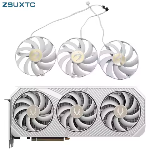 TF10S12H-15PAA RTX5090 GPU Cooler Cooling Fan For ZOTAC RTX 5090 SOLID OC WHITE Replacement Graphics