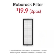 Filter for Roborock Qrevo MaxV/Qrevo S Pro/Qrevo Curv/Qrevo Curv 5A1/Qrevo Edge/QR 798/Qrevo 5AE/Qre