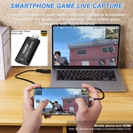 HDMI to USB Video Capture Card, USB采集咭, HDMI采集咭 1080p 30fps, Record Directly to Computer USB Port