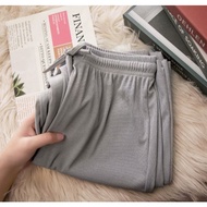 กางเกงผู้หญิงทันสมัย ขายาวผู้หญิง สีพื้น ผ้าร่องZARA เนื้อผ้านิ่ม สะดวกสบายและระบายอากาศได้ดี DD448
