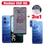Redmi 15C 4G Privacy Tempered Glass For Redmi 15C Redmi 14C Redmi A5 A3 Screen Protector+Camera Lens