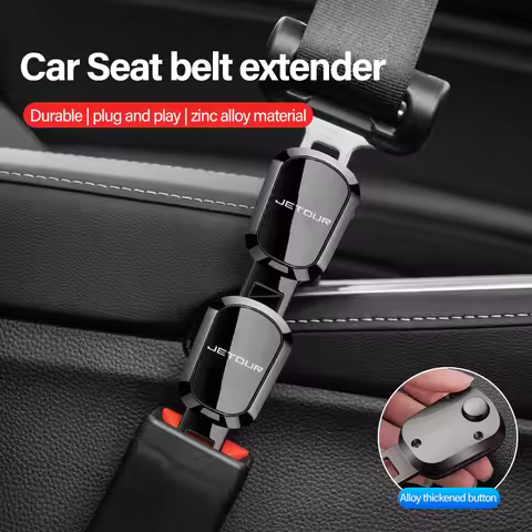 Car Seat Belt Clip Extender Safetybelt Extension Plug Auto Accessorie For Jietu JETOUR Traveler Shan