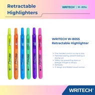 Writech W805S Retractable Highlighter