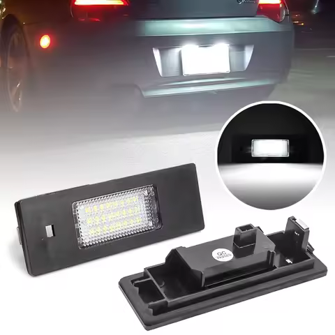 LED License Plate Light For BMW E81 E87 F20 E63 E64 F12 F13 F06 E85 E86 E89 Z4 K48 For Mini R55 R60 