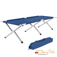 Bayi Tilam 🎪 Portable Foldable Medical Military Camp Bed &amp; Cot With Bag Navy Blue Katil Lipat Hospital Biru Laut婴儿床垫